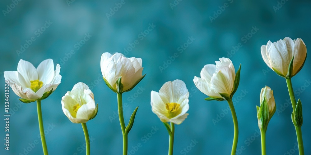 Fototapeta premium Animated Flower Blooming Sequence