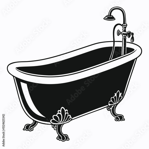 vector illustration of a bathroom
