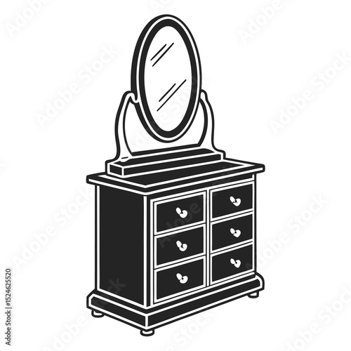 illustration of a cartoon iron