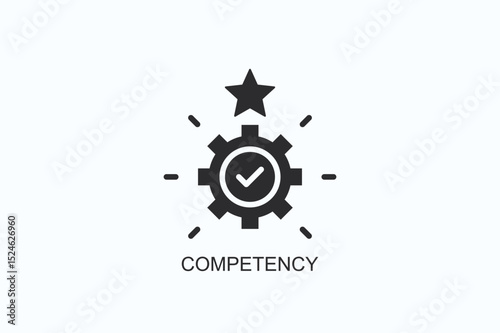 Competency Icon Or Logo Isolated Vector Illustration