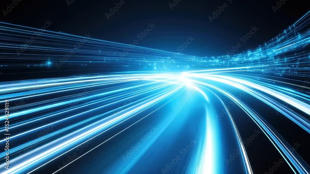 Abstract Digital Highway: Speed, Technology, and the Future