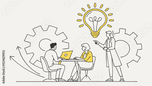 Collaborative Team Brainstorming with Innovative Ideas