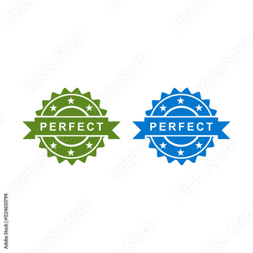 Perfect badge design template illustration.