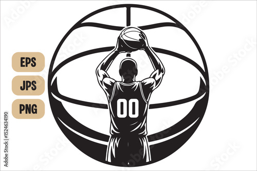 Basketball Silhouette SVG Bundle | Sports Cut Files for Cricut & Silhouette | Slam Dunk SVG Pack