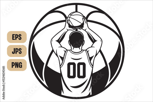 Basketball Silhouette SVG Bundle | Sports Cut Files for Cricut & Silhouette | Slam Dunk SVG Pack