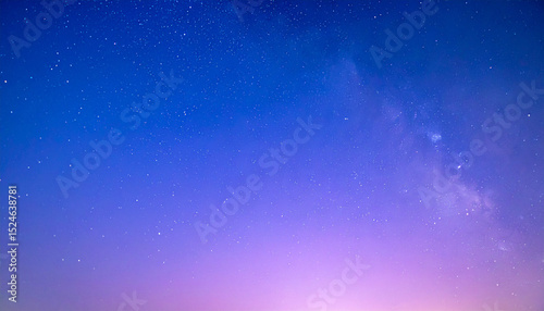 青紫グラデーションにきらめく星々が漂うモダンな夜空背景
Modern Starry Night Background with Sparkling Blue-Purple Gradient
