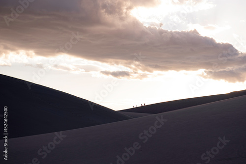 Fototapeta Naklejka Na Ścianę i Meble -  Climbing the Dunes