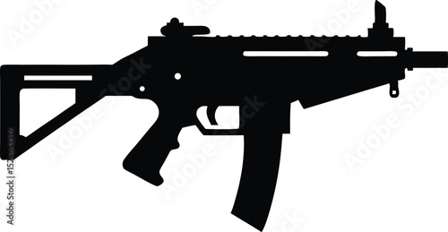 Gun Vector, KRISS Icon Vector Art