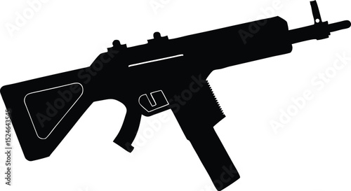 Gun Vector, KRISS Icon Vector Art