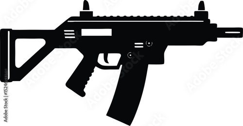 Gun Vector, KRISS Icon Vector Art