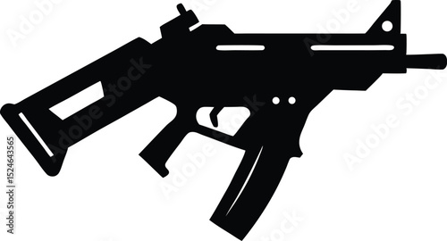 Gun Vector, KRISS Icon Vector Art