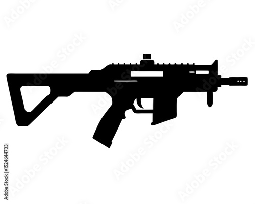 Gun Vector, KRISS Icon Vector Art