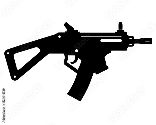 Gun Vector, KRISS Icon Vector Art