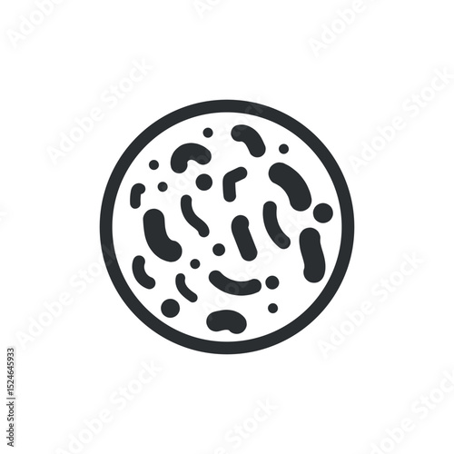 vector illustration of probiotic lactobacilius simple design.
