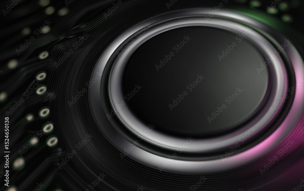 Abstract circular design with circuit lines Abstract circular design with circuit lines
