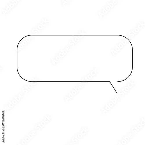 シンプルな吹き出しイラスト