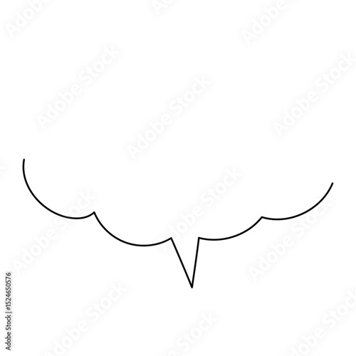 シンプルな吹き出しイラスト
