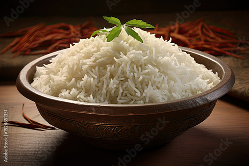Indian Basmati Rice in a bowl