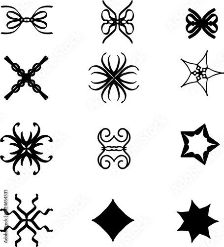 These are patterns that have various characteristics with more complex motifs.