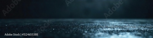A polished, dark chrome surface reflects a muted, shadowy environment; the quiet gleam of stillness Perfect for concepts of sleek minimalism, mystery, or high-tech serenity , polished, light