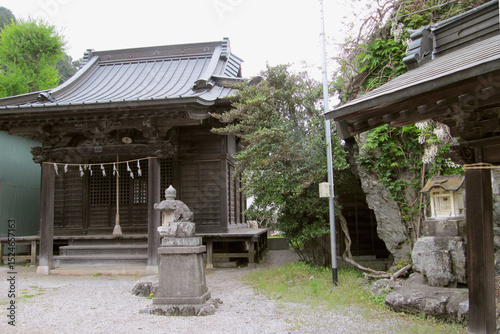 日本：吾野宿の白髭神社（日本武尊の伝説が残る）／埼玉県飯能市坂石