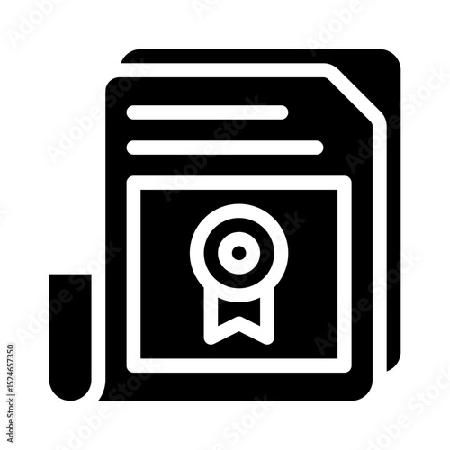 contract file glyph icon