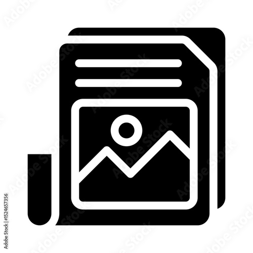 image file glyph icon