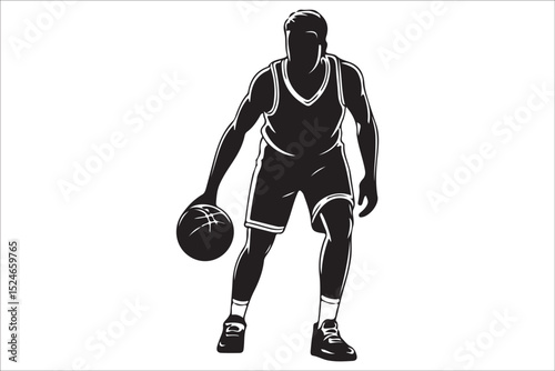 Basketball Silhouette SVG Bundle | Sports Cut Files for Cricut & Silhouette | Slam Dunk SVG Pack