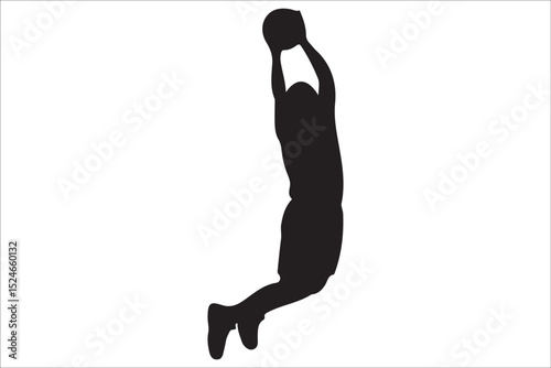Basketball Silhouette SVG Bundle | Sports Cut Files for Cricut & Silhouette | Slam Dunk SVG Pack