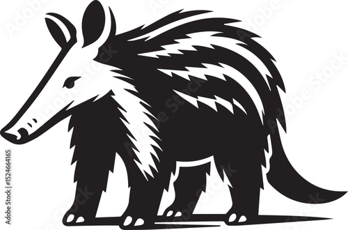 Aardvark vector illustration, aardvark vector illustration icon full body