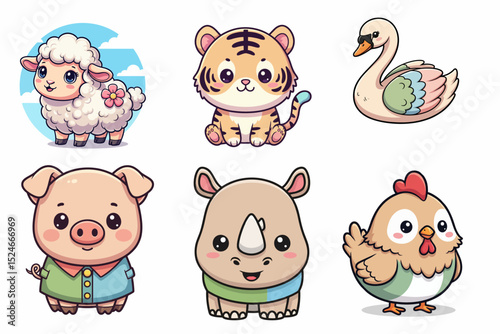 Cute Animal Clip Art – Adorable Creatures for Your Projects
