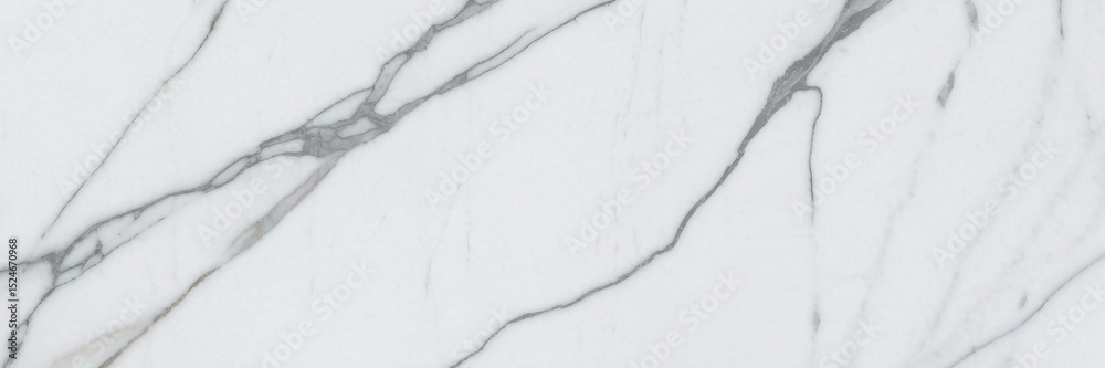 Obraz premium White Marble Texture with Gray Veins Stone Slab Background for Design and Decor