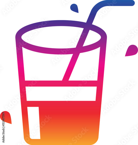 cocktails. An illustration of classical drinks in different types of glasses. Vector illustration of summer cocktails. Banner with soft and alcohol drinks.