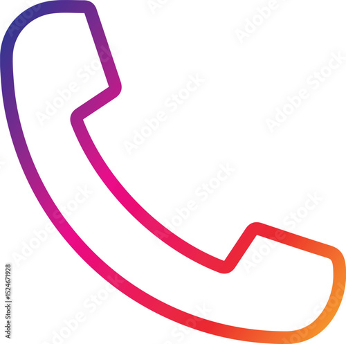 phone icon set, Telephone call sign, Contact us, Vector illustration
