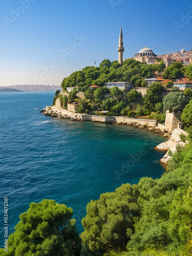 landscape of sarayburnu, Seraglio Point, istanbul