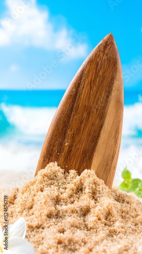tropical beach scene
