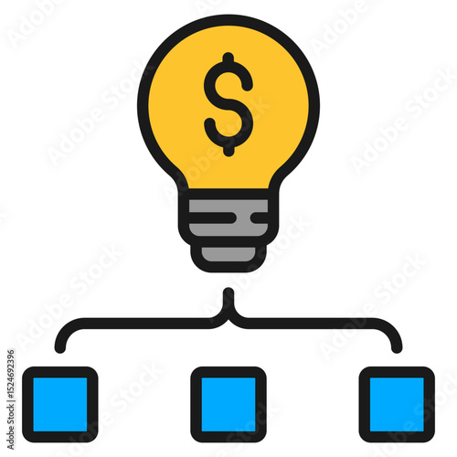 Budget Ideas Icon For Design Elements