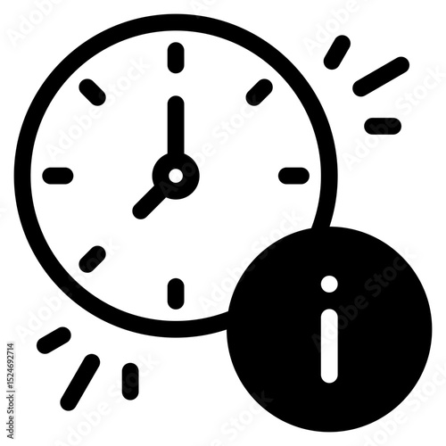 Time outline mixed icon