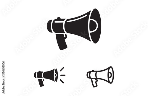 megaphone isolated on white background
