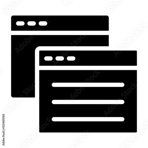 Windows Vector Glyph Icon design