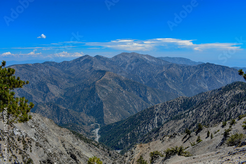 Mountain View from Mount Baden-Powell, Angeles National Forest, California