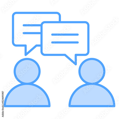 Communication Blue Icon Element For Design