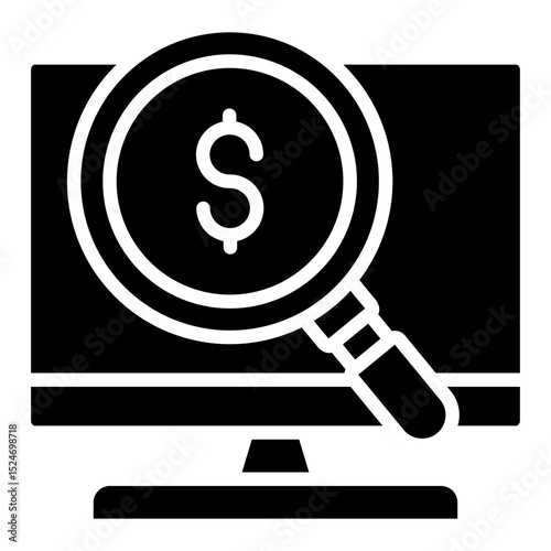Cost Tracker Icon For Design Elements