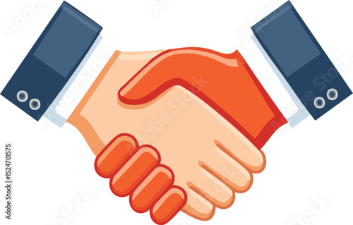 handshake vector illustration