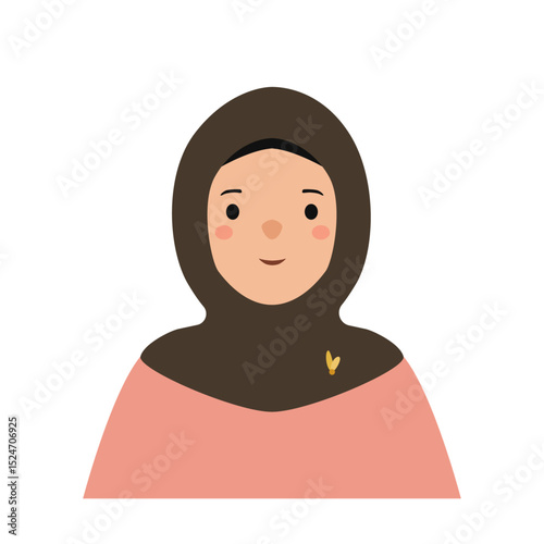 Vector illustrations of flat cartoon character avatars