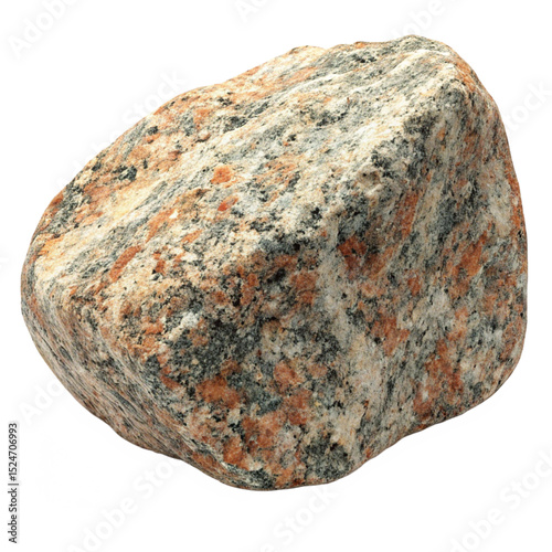 Orange Gray Mineral Rock