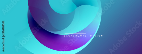 Abstract fluid shapes, vibrant blue purple gradients. Modern design element for backgrounds, presentations, digital art. Smooth transitions create dynamic visual impact.