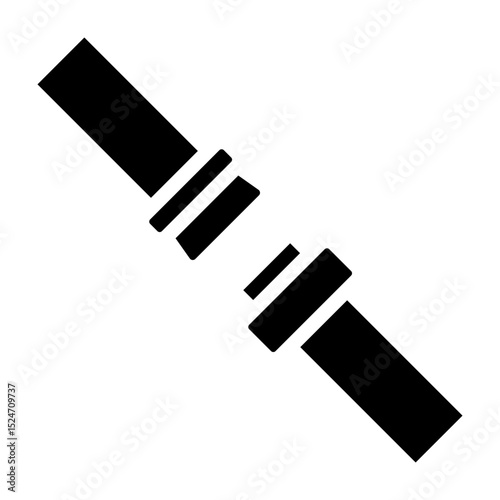 Seat Belt Vector Glyph Icon Design