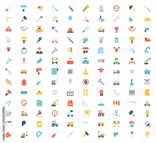 A collection of colorful and exquisite vector ICONS