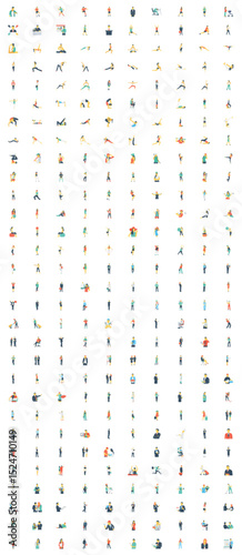 A collection of colorful and exquisite vector ICONS